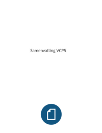 VCP5-VDC samenvatting