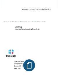 Voorbeeld casestudy bpv 5.2. Verslag competentieontwikkeling (HAN)