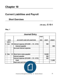 Finance answers chapter 10
