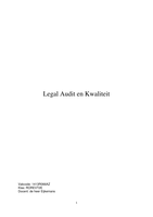 Legal audit & kwaliteit