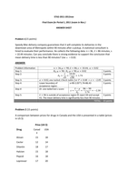 Statistics 2 (STA2) Mock Exam 3