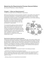 Samenvatting "Mastering the Requirements Process" H1-H5