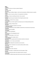 complete woordenlijst periode 1 met definities