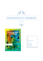 Samenvatting Communicatie Handboek
