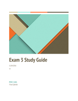PSYC 1101 Exam 3 Study Guide