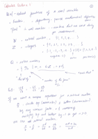 Mathematics IA Calculus