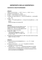 Getal en ruimte wiskunde vwo A/C deel 2  oefentoets H6