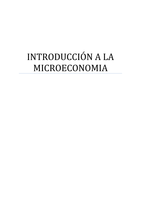 introducción a la microeconomia