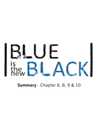 SUMMARY BLUE IS THE NEW BLACK - Chapter 6, 8, 9 & 10
