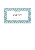 Summary Statistics Course BBS1003