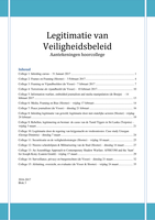 Hoorcollege aantekeningen en samenvattingen van artikelen van het vak Legitimatie van Veiligheidsbeleid