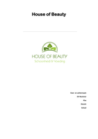 Ondernemersplan House of Beauty (schoonheidsspecialiste)