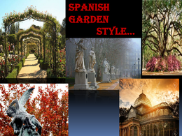 landscape Spanish garden from THE LANDSCAPE OF MAN