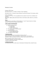  Human Resource Managment - Summary Lectures Endterm - EBB065A05