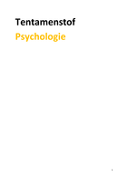 Tentamenstof psychologie H3