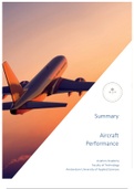 Aircraft Performance Summary