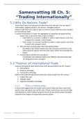 Summary Global Business (fourth edition) Ch. 5