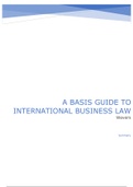 Summary A Basic Guide to International Business Law