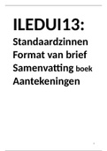 ILEDUI13 (Duits) - Samenvatting  en aantekeningen