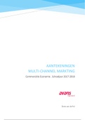 Aantekeningen Multi-channel & E-marketing (Kernfase 1 Commerciële Economie)