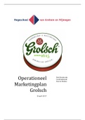 DOP Operationeel Marketingplan Grolsch