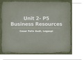 Unit 2 Business Resources - P5