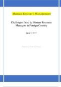 Challenges of human resource managers