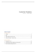 Summary Customer Analytics 