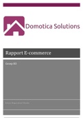 E-commerce rapport (afgerond met een 8,5)