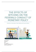 Economics of International Trade - Bitcoins Report 