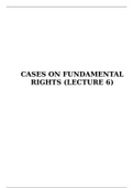 CASES ON FUNDAMENTAL RIGHTS (Schmidberger, Albany)