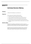 Consumer Behaviour MKT2608 Lecture 7: Decision Making (extended)