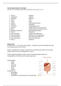 Samenvatting anatomie en fysiologie tentamen 2 medische kennis