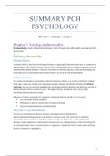COMPLETE book summary Personality, Clinical and Health Psychology (Leiden Custom Edition by Philip Spinhoven)