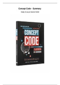 Concept Code - how to create meaningful concepts - Gaby Crucq,  Sanne Knitel