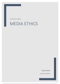 GE6 - Media Ethics Summary (incl. link to book) 