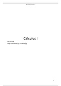 Calculus I