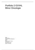 Portfolio 2 Minor Oncologie IO/VHL