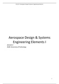 Aerospace Design & Systems Engineering Elements I Test 1