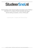Samenvatting European Union Politics