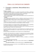 Derecho Mercantil III Tema 4 El contrato de comisión