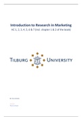 Summary Introduction to Research in Marketing (IRM) Spring 2018 