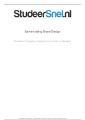 Samenvatting Brand Design