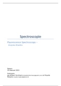 practicum spectroscopie fluor 2 