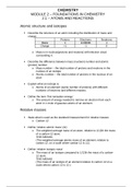 Entire As and A level OCR Chemistry module pack