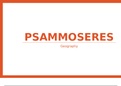 Geography (Ecosystems) -  Psammoseres (Sand Dunes)