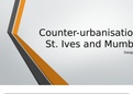 Geography (World Cities) - Counter-urbanisation Case Studies