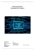 Moduleopdracht Management Support Cijfer 8 NCOI Officemanagement 2018