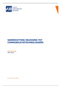 Samenvatting Inleiding tot Communicatie Technologieën