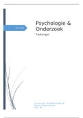 Werkstuk Psychologie & Onderzoek 